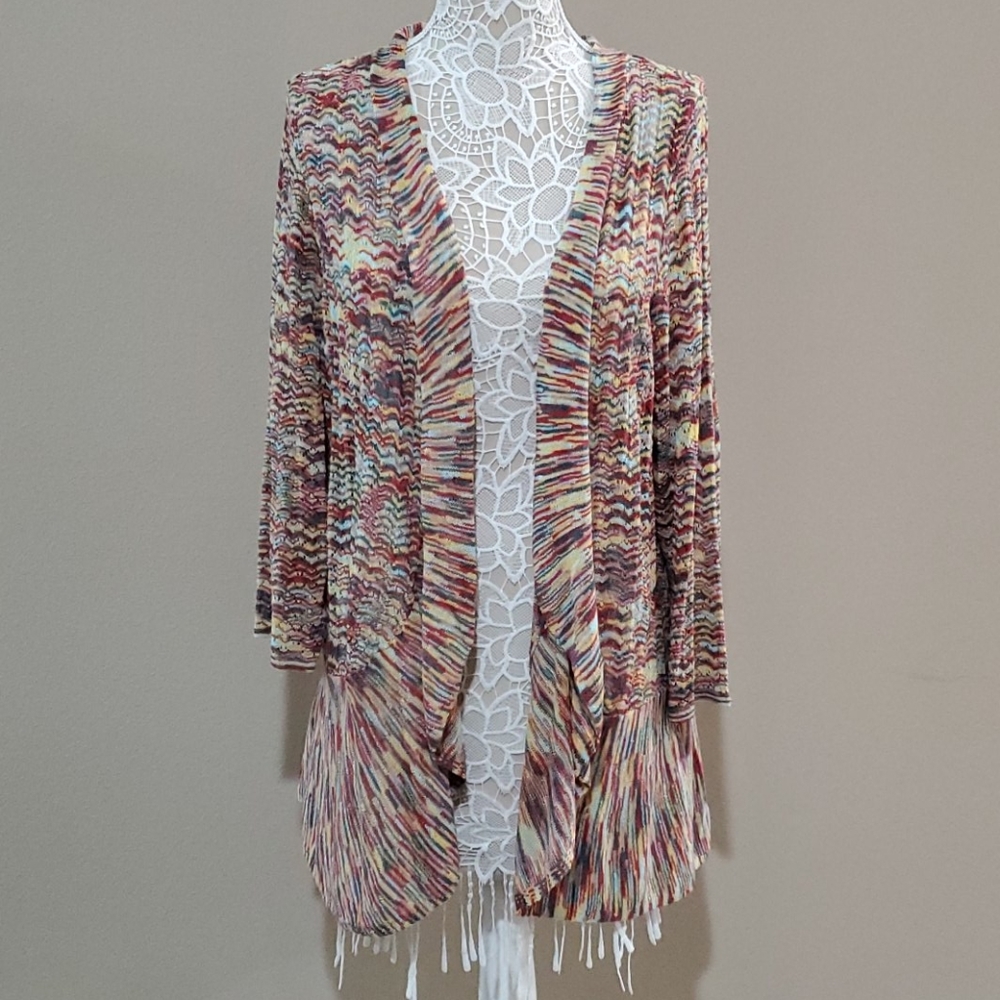 Dress Barn Multicolor Cardigan